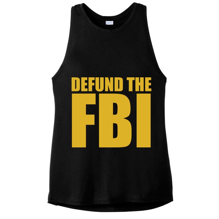 Defund The FBI Ladies PosiCharge Tri-Blend Wicking Tank