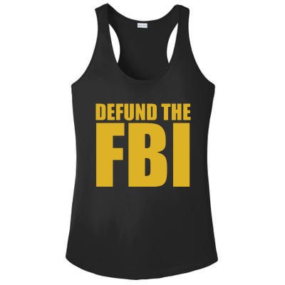 Defund The FBI Ladies PosiCharge Competitor Racerback Tank