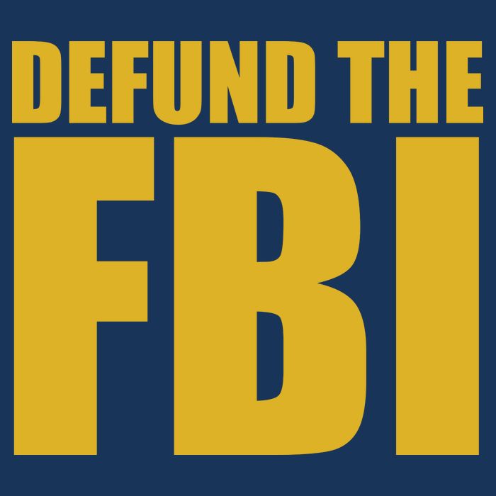 Defund The FBI Cooling Performance Crew T-Shirt