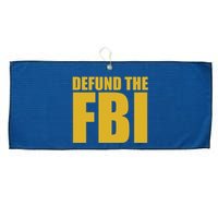 Defund The FBI Large Microfiber Waffle Golf Towel