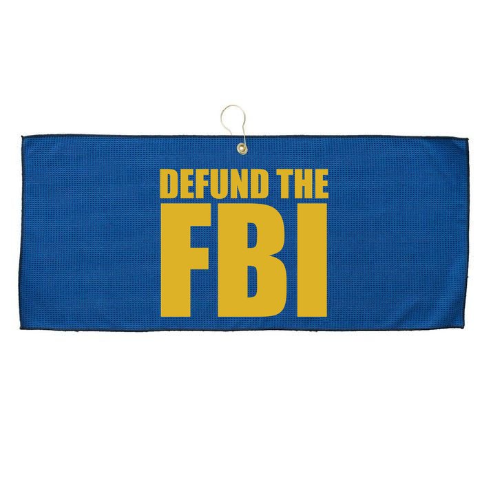 Defund The FBI Large Microfiber Waffle Golf Towel