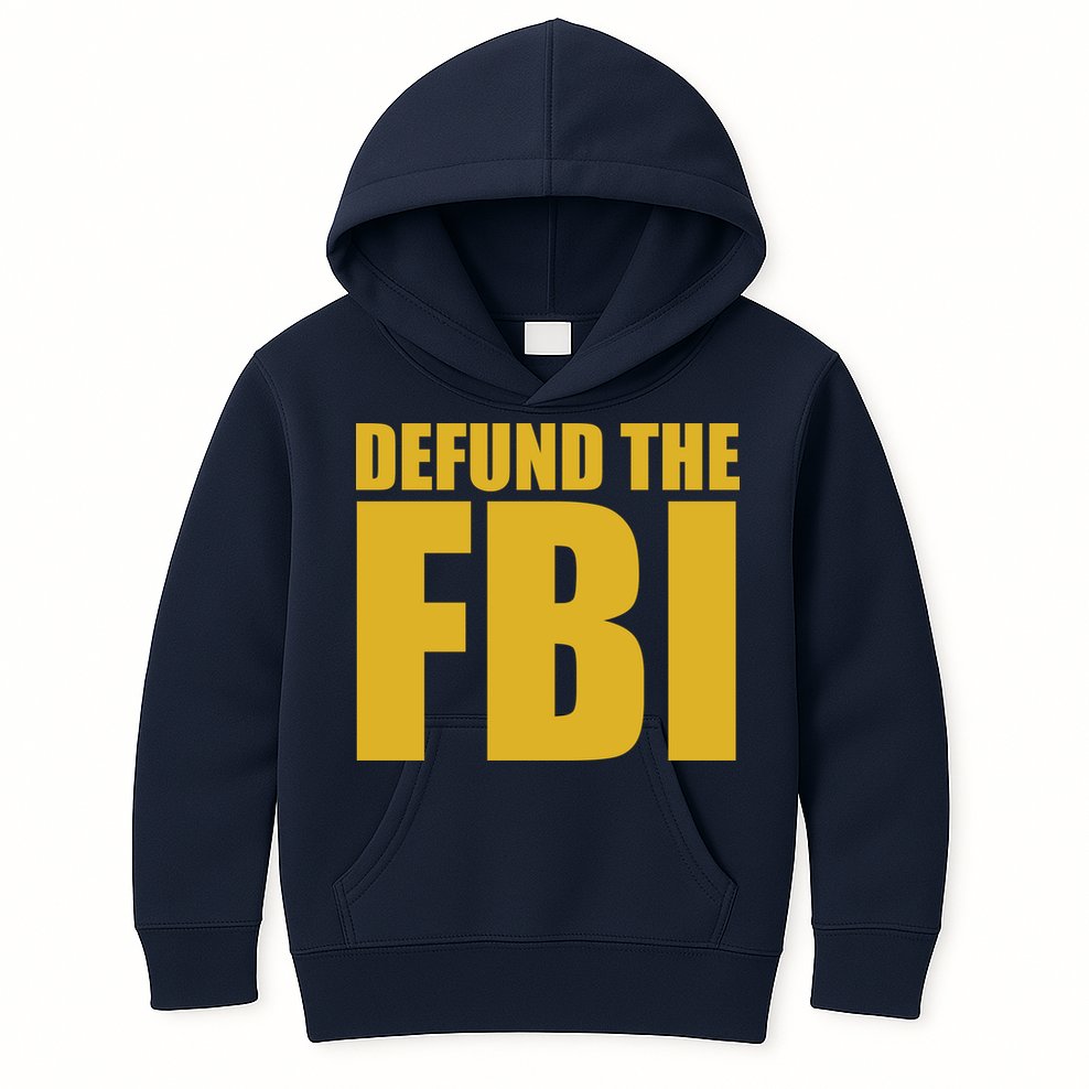Defund The FBI Kids Hoodie