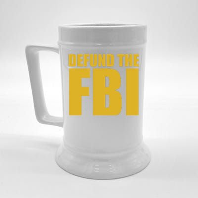 Defund The FBI Beer Stein