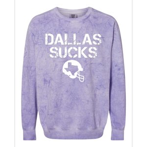 Dallas Texas Football Fan Colorblast Crewneck Sweatshirt