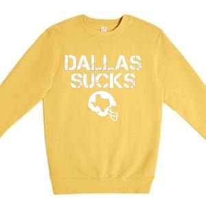 Dallas Texas Football Fan Premium Crewneck Sweatshirt