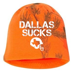 Dallas Texas Football Fan Kati - Camo Knit Beanie