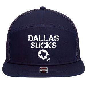 Dallas Texas Football Fan 7 Panel Mesh Trucker Snapback Hat