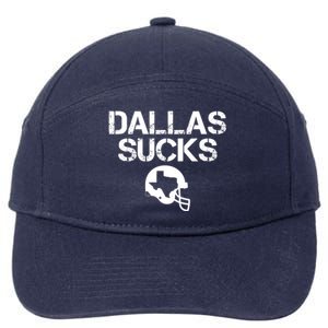 Dallas Texas Football Fan 7-Panel Snapback Hat