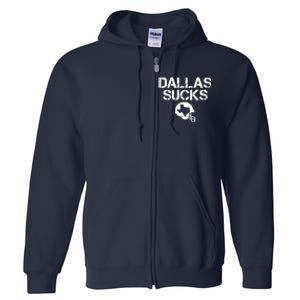 Dallas Texas Football Fan Full Zip Hoodie