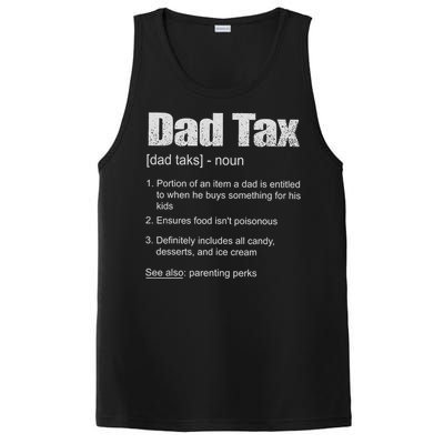 Dad Tax Funny Dad Tax Definition Father's Day PosiCharge Competitor Tank