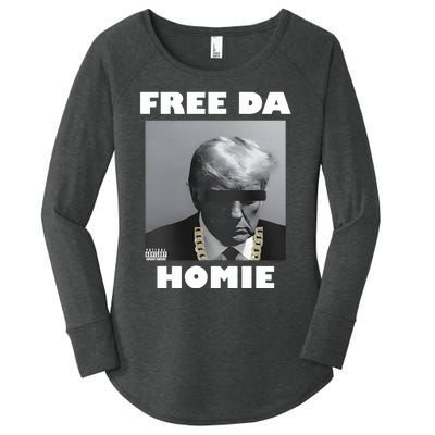 Donald Trump Free Da Homie Women's Perfect Tri Tunic Long Sleeve Shirt