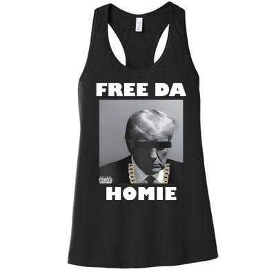 Donald Trump Free Da Homie Women's Racerback Tank