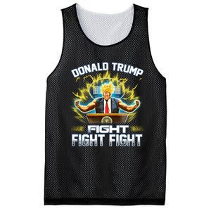 Donald Trump Fight Fight Fight Mesh Reversible Basketball Jersey Tank