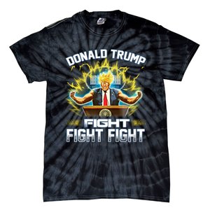 Donald Trump Fight Fight Fight Tie-Dye T-Shirt