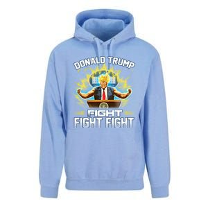 Donald Trump Fight Fight Fight Unisex Surf Hoodie