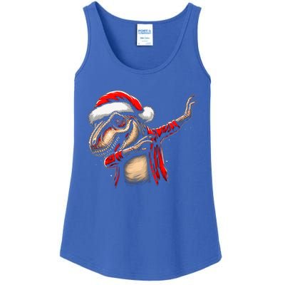 Dabbing Trex Funny Christmas Dab Dance Funny Christmas Gift Ladies Essential Tank