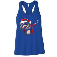 Dabbing Trex Funny Christmas Dab Dance Funny Christmas Gift Women's Racerback Tank