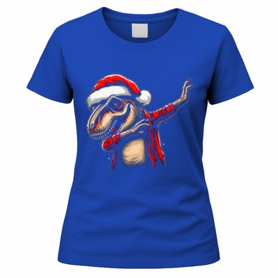 Dabbing Trex Funny Christmas Dab Dance Funny Christmas Gift Women's T-Shirt