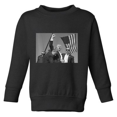 Donald Trump Fist Pump Toddler Sweatshirt