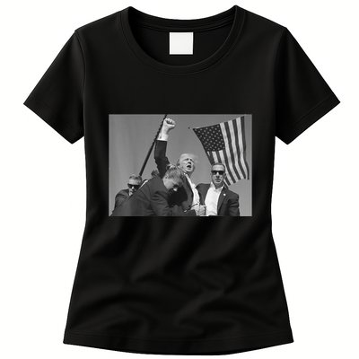 Donald Trump Fist Pump Womens T-Shirt