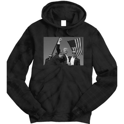 Donald Trump Fist Pump Tie Dye Hoodie