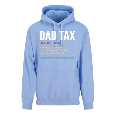 Dad Tax Funny Dad Tax Definition Father's Day Unisex Surf Hoodie