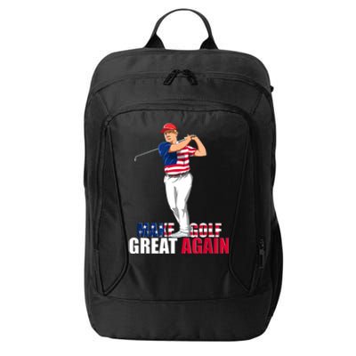 Donald Trump Funny Golf Gift City Backpack