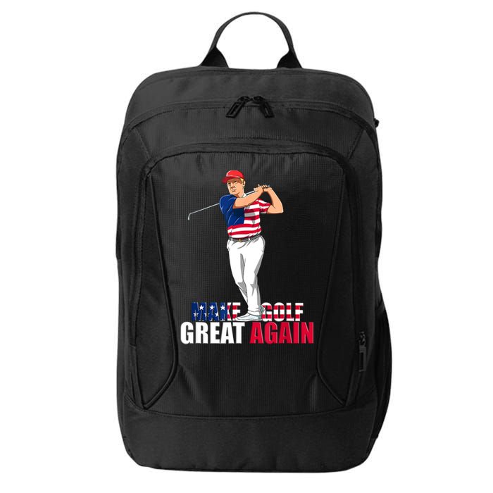 Donald Trump Funny Golf Gift City Backpack