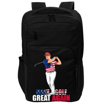 Donald Trump Funny Golf Gift Impact Tech Backpack