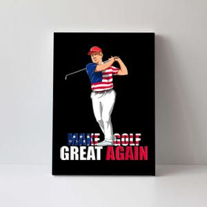 Donald Trump Funny Golf Gift Canvas