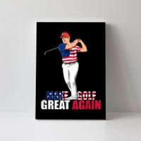 Donald Trump Funny Golf Gift Canvas