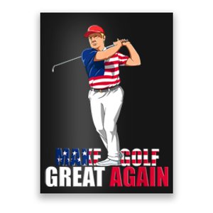 Donald Trump Funny Golf Gift Poster