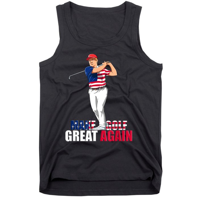 Donald Trump Funny Golf Gift Tank Top