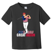 Donald Trump Funny Golf Gift Toddler T-Shirt