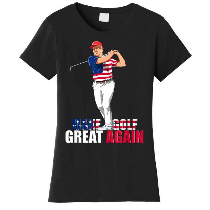 Donald Trump Funny Golf Gift Women's T-Shirt