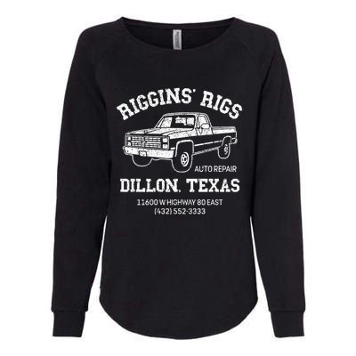 Dillon Texas Football Fan Auto Repair Riggins Rigs Gift Womens California Wash Sweatshirt