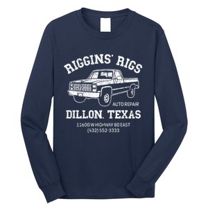 Dillon Texas Football Fan Auto Repair Riggins Rigs Long Sleeve Shirt