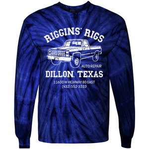 Dillon Texas Football Fan Auto Repair Riggins Rigs Tie-Dye Long Sleeve Shirt