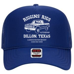 Dillon Texas Football Fan Auto Repair Riggins Rigs High Crown Mesh Back Trucker Hat