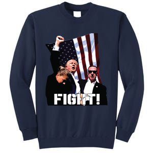 Donald Trump Fight Fighting Fighters Supporters Americans Tall Sweatshirt