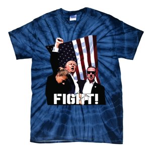 Donald Trump Fight Fighting Fighters Supporters Americans Tie-Dye T-Shirt