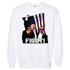 Donald Trump Fight Fighting Fighters Supporters Americans Garment-Dyed Sweatshirt