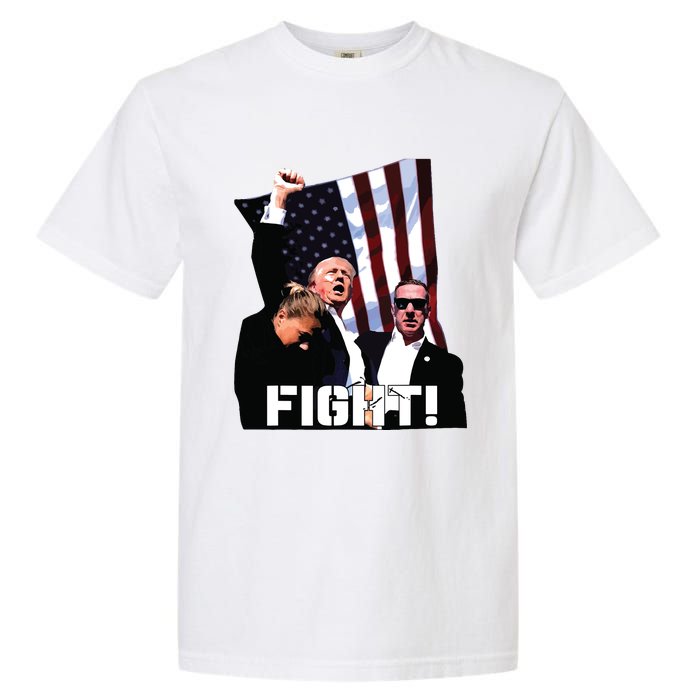 Donald Trump Fight Fighting Fighters Supporters Americans Garment-Dyed Heavyweight T-Shirt