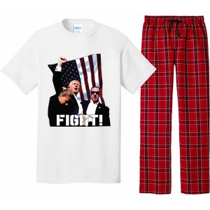 Donald Trump Fight Fighting Fighters Supporters Americans Pajama Set