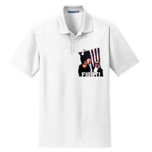 Donald Trump Fight Fighting Fighters Supporters Americans Dry Zone Grid Polo