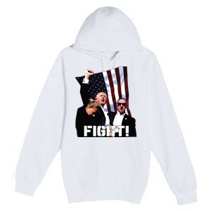 Donald Trump Fight Fighting Fighters Supporters Americans Premium Pullover Hoodie