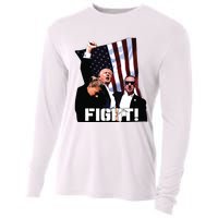 Donald Trump Fight Fighting Fighters Supporters Americans Cooling Performance Long Sleeve Crew