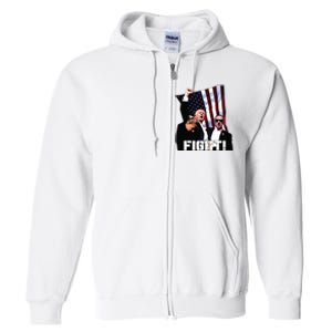 Donald Trump Fight Fighting Fighters Supporters Americans Full Zip Hoodie