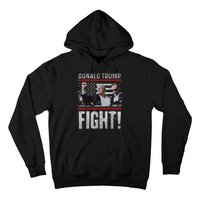 Donald Trump Fist American Flagtee Trump Fight Hoodie