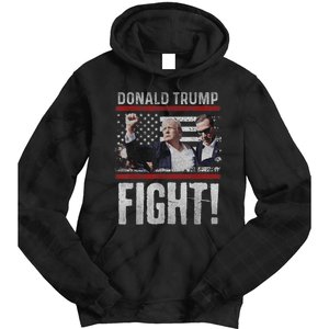 Donald Trump Fist American Flagtee Trump Fight Tie Dye Hoodie